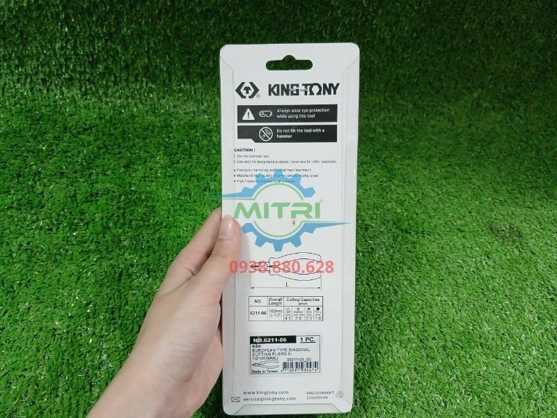 Kềm Cắt Cáp Kingtony 6211-06 6-1/2 Inch Chính Hãng Có Sẵn Tại Minh Triết - hình ảnh sản phẩm thực tế 10