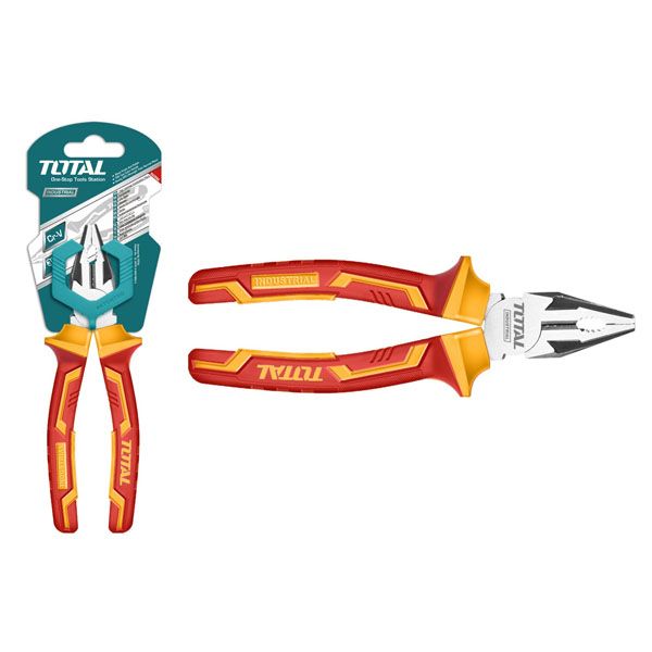 Kềm Răng Cách Điện Total THTIP2181 8" (200mm) - hình ảnh sản phẩm thực tế 1