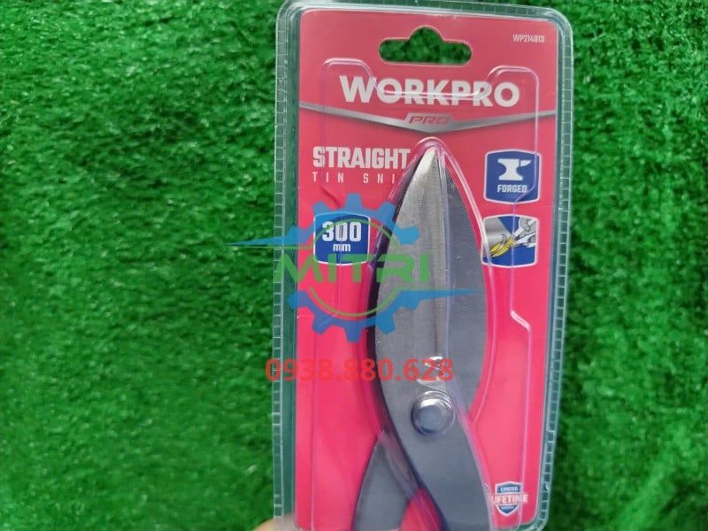 Kéo cắt tôn thẳng 300mm (12 inch) Workpro WP214013 - hình ảnh sản phẩm thực tế 2