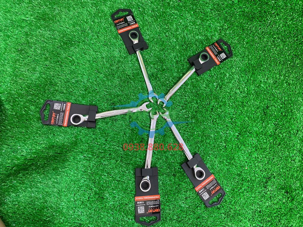 Cờ lê vòng tự động và miệng 10mm xi bóng CENTURY LU-VTDM10 - hình ảnh sản phẩm thực tế 3