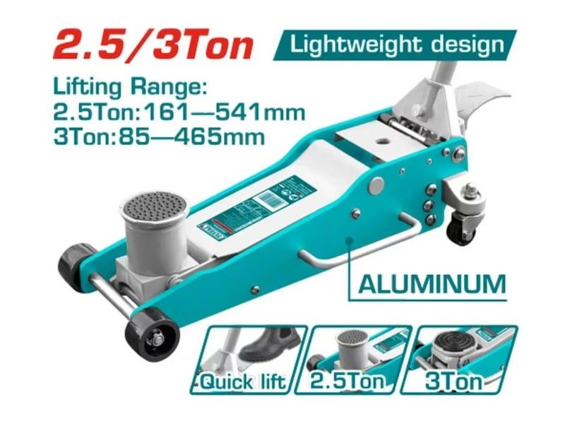Kích đội cá sấu 2.5 tấn/3 tấn Total THT108253
