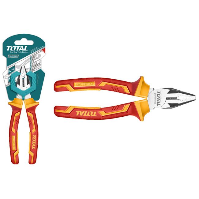 Kìm Răng Cách Điện 1000V Total THTIP2161 6" (160mm) - hình ảnh sản phẩm thực tế 1
