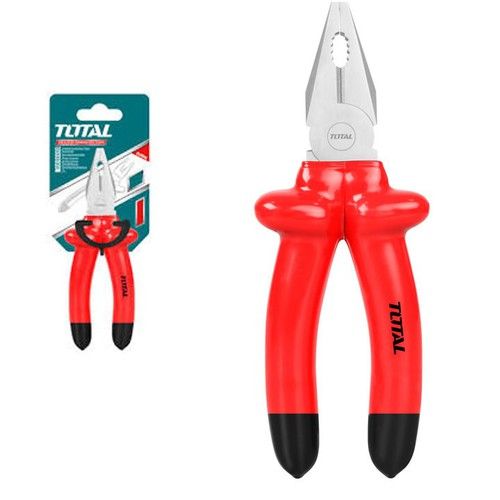 Kìm Răng Cách Điện Total THTIP181 8" (200mm) - hình ảnh sản phẩm thực tế 1