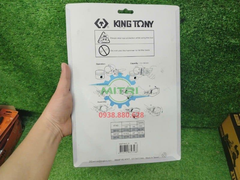Kìm Séc Măng Kingtony 9AP160 Chính Hãng Có Sẵn Tại Minh Triết - hình ảnh sản phẩm thực tế 7