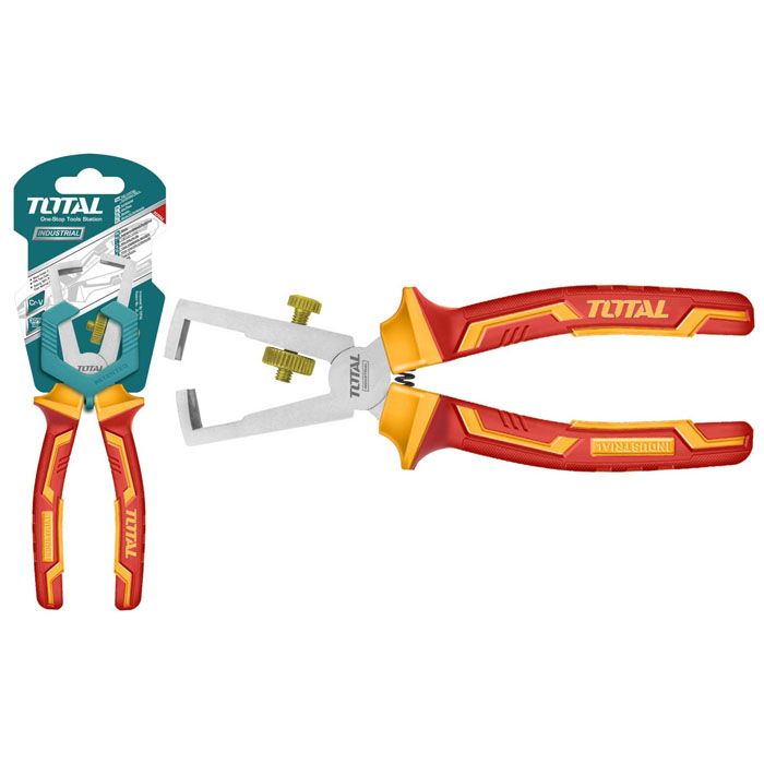 Kìm Tuốt Dây Cách Điện 1000V Total THTIP2661 6" (160mm) - hình ảnh sản phẩm thực tế 1
