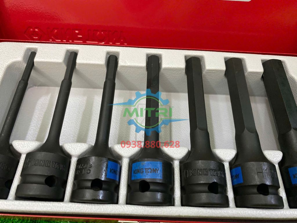 Bộ tuýp lục giác dài 1/2 inch 7 chi tiết Kingtony 4457MP - hình ảnh sản phẩm thực tế 5