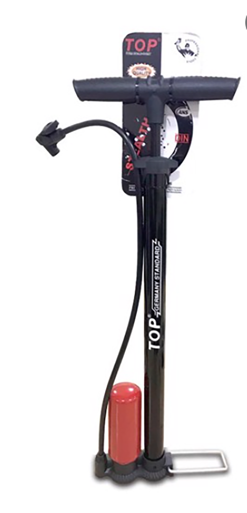 Bơm hơi bằng tay có đồng hồ TOP LU-BOMDH - hình ảnh sản phẩm thực tế 1