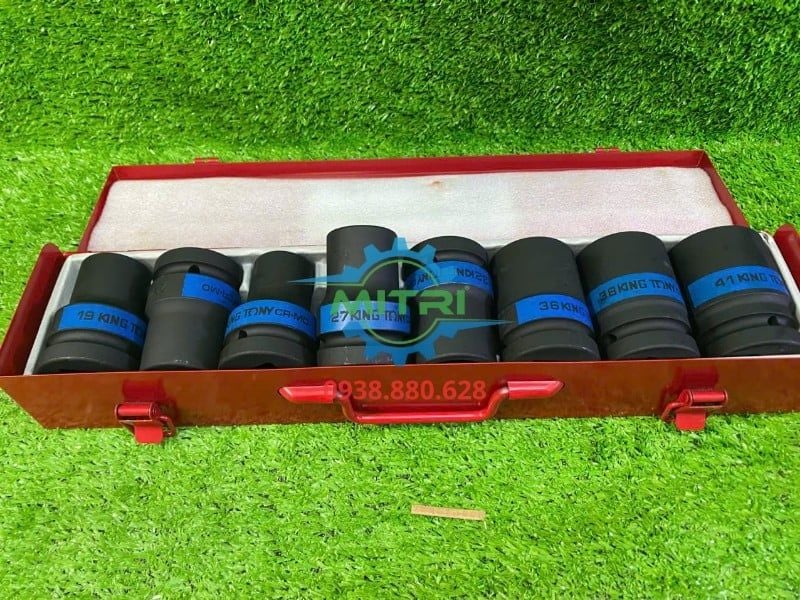 Bộ Khẩu Tuýp Vuông Và Lục Giác 8 Chi Tiết Kingtony 8408MP02 Chính Hãng - hình ảnh sản phẩm thực tế 1