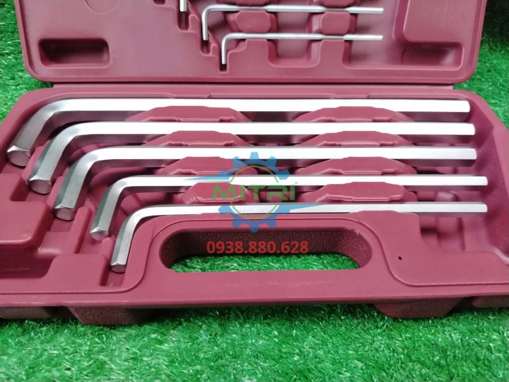 Bộ lục giác 10 cây hộp đỏ (hệ Inch) - TOP TWT-10-INCH - hình ảnh sản phẩm thực tế 3
