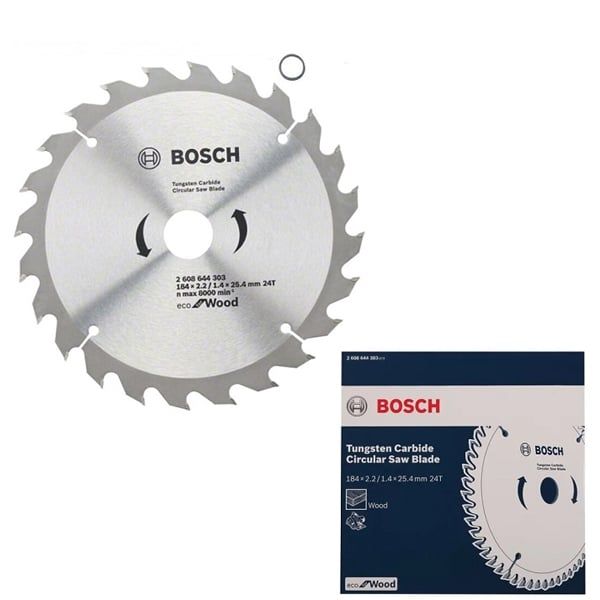 Lưỡi cưa gỗ 184x25.4mm T24 BOSCH 2608644303 - hình ảnh sản phẩm thực tế 1