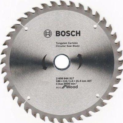 Lưỡi cưa gỗ 180x25.4mm T40  BOSCH 2608644317 - hình ảnh sản phẩm thực tế 1