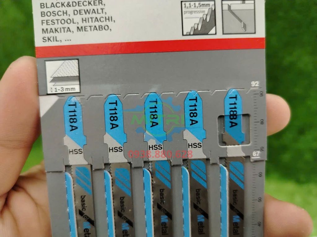Lưỡi Cưa Lọng Sắt Dày Bosch T118A Chính Hãng Có Sẵn Tại Minh Triết - hình ảnh sản phẩm thực tế 4