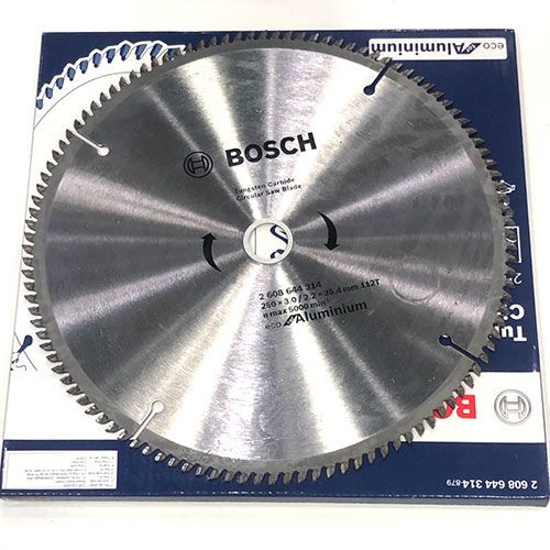 Lưỡi cưa nhôm 250x25.4mm T120 ALU (dòng dân dụng) BOSCH 2608644314 - hình ảnh sản phẩm thực tế 1