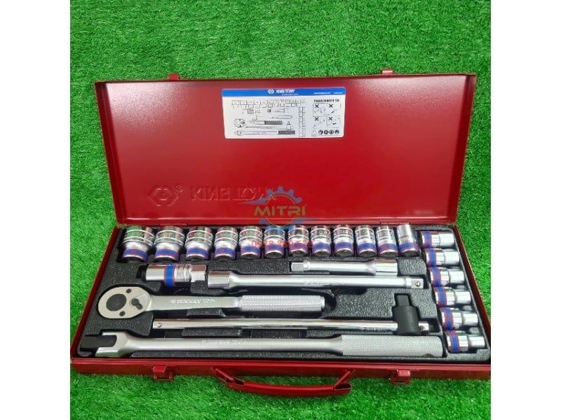 Bộ Tuýp Kingtony 4526MR01 24 Chi Tiết 1/2 Inch Chính Hãng Đài Loan - hình ảnh sản phẩm thực tế 2
