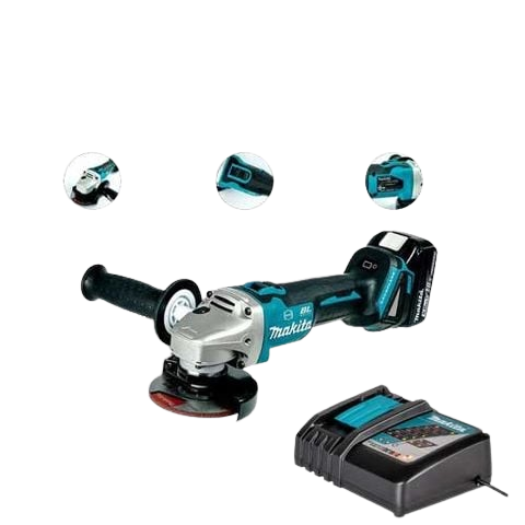 Combo Máy Mài Góc Dùng Pin 18V Makita DGA406 - hình ảnh sản phẩm thực tế 1