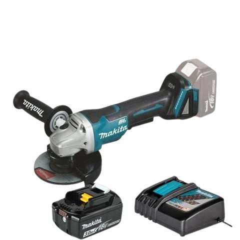 Combo Máy mài góc dùng pin 18V Makita DGA408 -Kèm 1 pin 1 sạc - hình ảnh sản phẩm thực tế 1