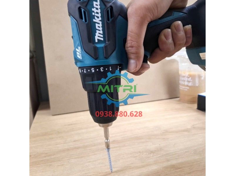 Máy Khoan Động Lực Dùng Pin Makita DHP490RTJ 18V Chính Hãng – Bộ Pin Sạc Hộp Makpac - hình ảnh sản phẩm thực tế 3