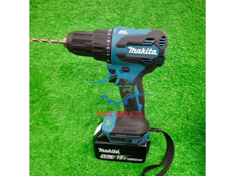 Máy Khoan Động Lực Dùng Pin Makita DHP490RTJ 18V Chính Hãng – Bộ Pin Sạc Hộp Makpac - hình ảnh sản phẩm thực tế 4