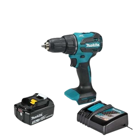 Combo Máy Khoan Búa Dùng Pin 18V Makita DHP490 Kèm 1 pin 1 sạc