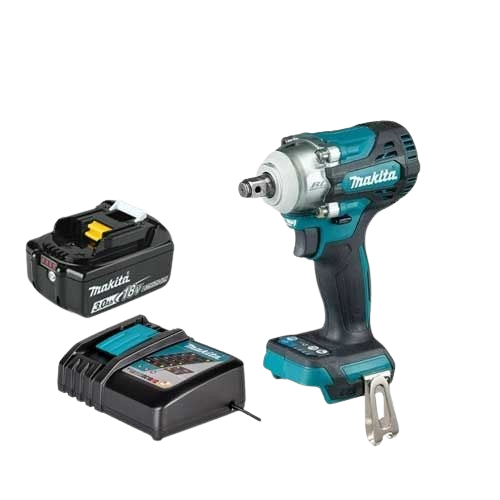 Combo Máy siết bu lông dùng pin 18V Makita DTW300 (Kèm 1 pin 1 sạc)