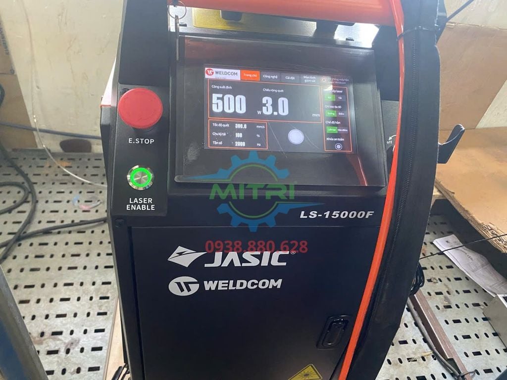 Máy Hàn Laser 3 Trong 1 Jasic LS-15000F (Thế Hệ Thứ 3) Chính Hãng Có Sẵn Tại Minh Triết Giao Hàng Thực Tế Cho Khách Hàng Tại Nhà Máy Công Ty PTSC - hình ảnh sản phẩm thực tế 4