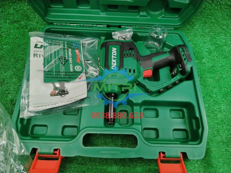 Máy Rút Rive Pin 21V Dekton M21-RVG64BL – Không Chổi Than | Minh Triết