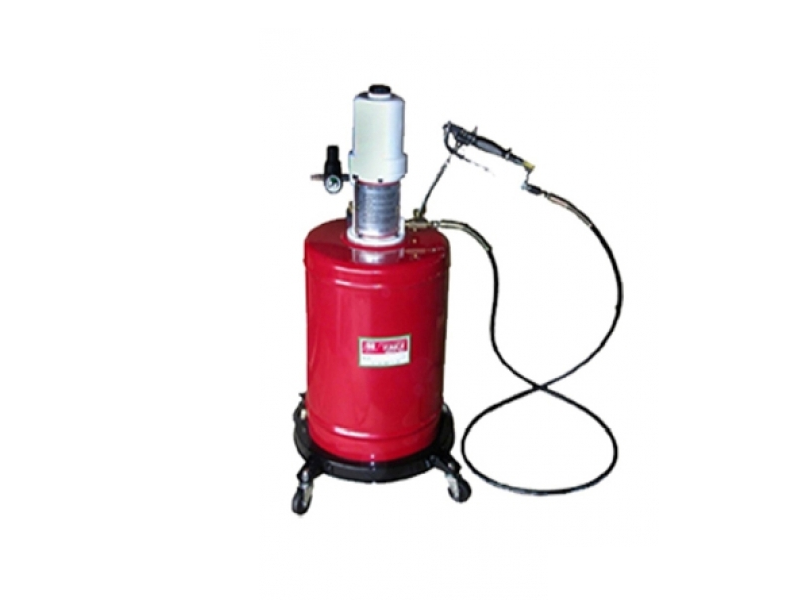 Máy bơm mỡ bò bằng hơi Yunica YMG-55A 20L chính hãng - hình ảnh sản phẩm thực tế 1