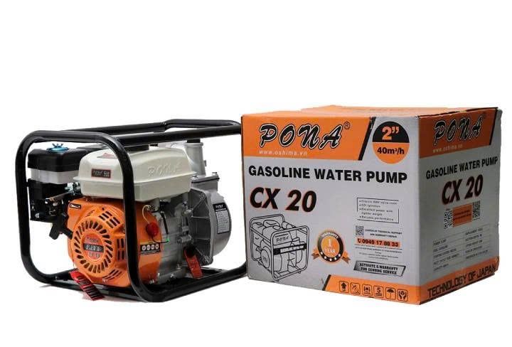 Máy Bơm Nước Xăng Pona CX20 5.5HP Phi 50