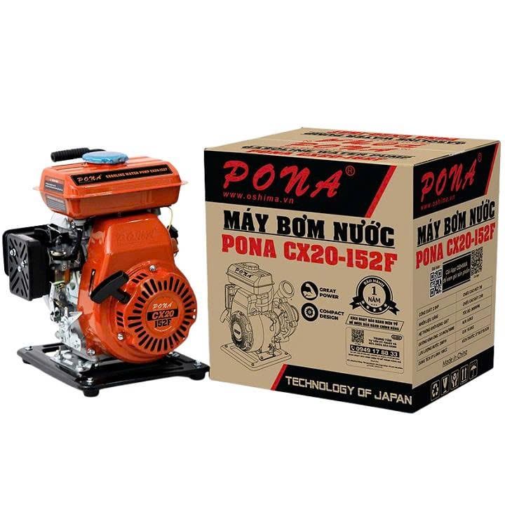 Máy Bơm Nước Xăng Pona CX20-152F 2.5HP Chính Hãng - hình ảnh sản phẩm thực tế 1