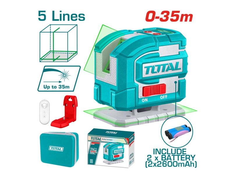 Máy cân bằng laser tia xanh Total TLL306502 - hình ảnh sản phẩm thực tế 1