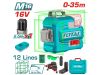 Ảnh thu nhỏ Máy cân mực dùng pin 16V Total TLL301201 (1 Pin 2.0Ah, 1 Sạc) 1