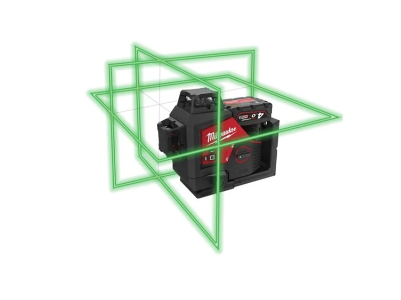 Máy Cân Mực Laser 360° Tia Xanh Milwaukee M12 3PL-0C (Chưa Pin & Sạc) - hình ảnh sản phẩm thực tế 2