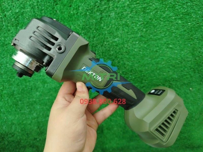 Máy mài góc dùng pin 21V Dekton M21-AG1100XGLT (Chưa pin & sạc) - hình ảnh sản phẩm thực tế 2