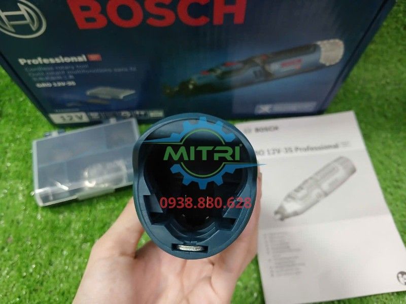 Máy Cắt Xoay Đa Năng Pin Bosch GRO 12V-35 Solo - hình ảnh sản phẩm thực tế 7