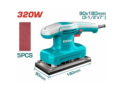 Máy chà nhám chữ nhật 320W Total TF1301836