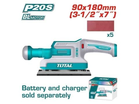Máy chà nhám dùng pin 20V Total TFSLI2031 (Chưa Pin & Sạc)