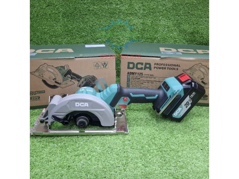 Máy Cưa Đĩa DCA ADMY125DM Chính Hãng Dùng Pin 20V - hình ảnh sản phẩm thực tế 7