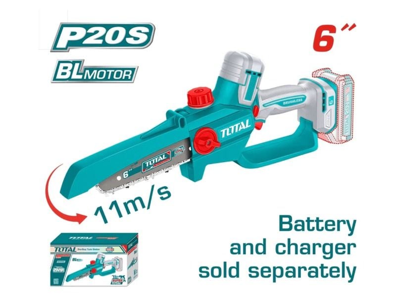 Máy cưa xích 6" dùng pin 20V Total TGSLI2066 (Chưa Pin & Sạc) - hình ảnh sản phẩm thực tế 1