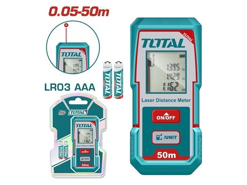 Máy đo khoảng cách tia laser 50m Total TMT55016 - hình ảnh sản phẩm thực tế 1