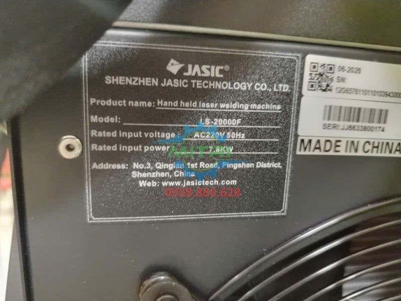 Máy Hàn Laser LS-20000F JASIC Tích Hợp Đầu Cấp 2 Dây (Thế Hệ 3) Chính Hãng Có Sẵn Tại Minh Triết - hình ảnh sản phẩm thực tế 3