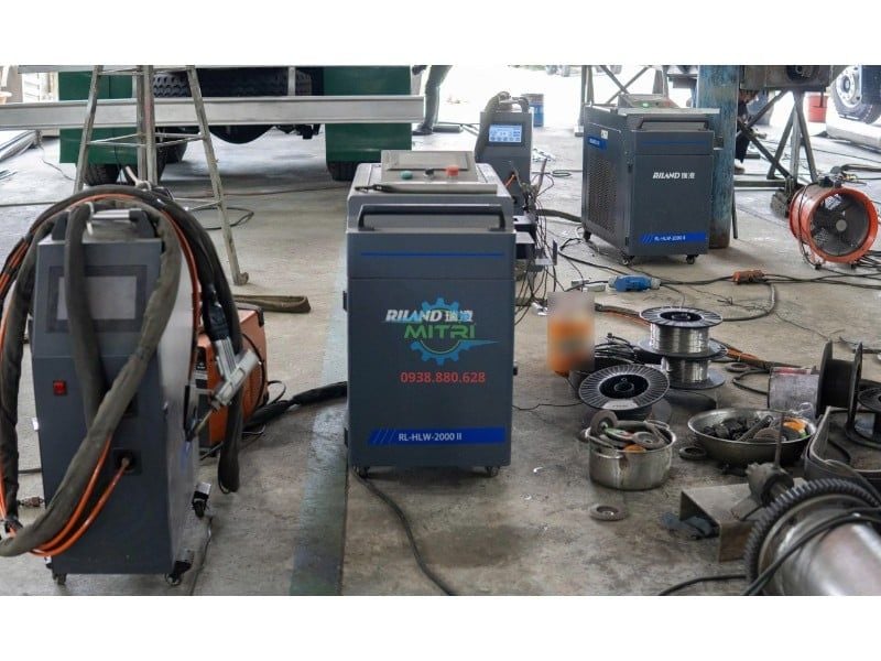 Máy Hàn Laser Riland RL-HLW-2000 II PLUSE 2000W Chính Hãng - hình ảnh sản phẩm thực tế 10