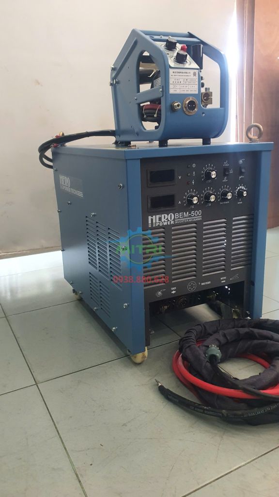 Máy Hàn MIG/MAG Hero BEM-500 500A 3 Pha – Hàng Sẵn Minh Triết - hình ảnh sản phẩm thực tế 6