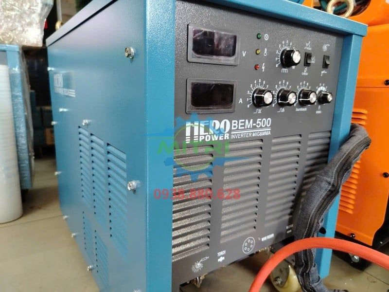Máy Hàn MIG/MAG HERO BEM-500 500A Dùng Điện 3 Pha Chính Hãng Có Sẵn Tại Minh Triết - hình ảnh sản phẩm thực tế 1