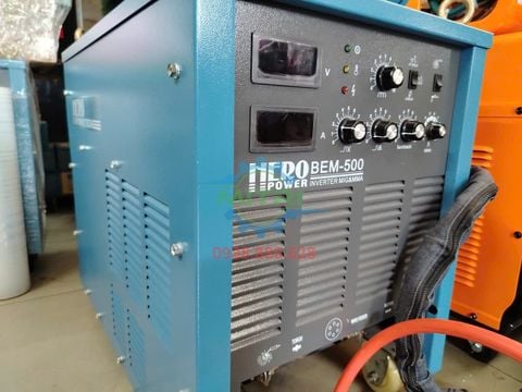 Máy Hàn MIG/MAG HERO BEM-500 Chính Hãng Có Sẵn Tại Minh Triết – Nguồn Hàn Công Nghiệp Mạnh Mẽ, Bền Bỉ