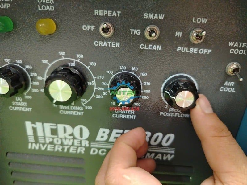 Máy Hàn TIG Hero BET-300 300A Có Xung, Nguồn 220V Chính Hãng Có Sẵn Tại Minh Triết - hình ảnh sản phẩm thực tế 21