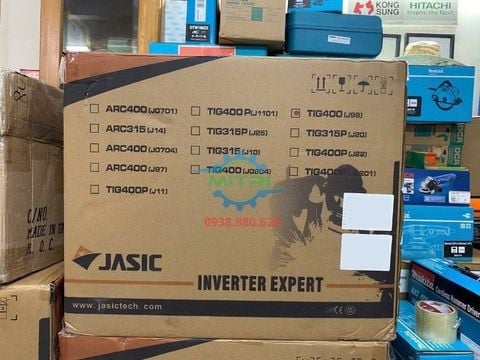 Máy Hàn Jasic TIG 400 J98 Có Sẵn Minh Triết Giao Ngay Thực Tế Cho Khách Hàng