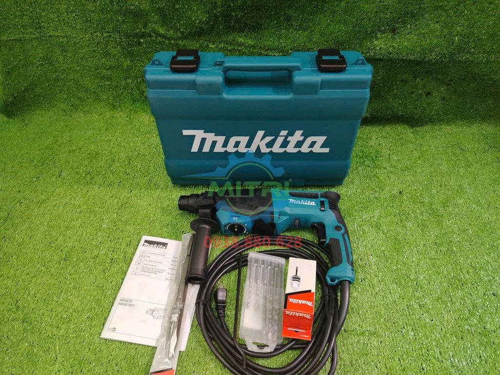 Máy Khoan Búa 3 Chức Năng 800W Makita HR2670 Chính Hãng Có Sẵn Tại Minh Triết - hình ảnh sản phẩm thực tế 24