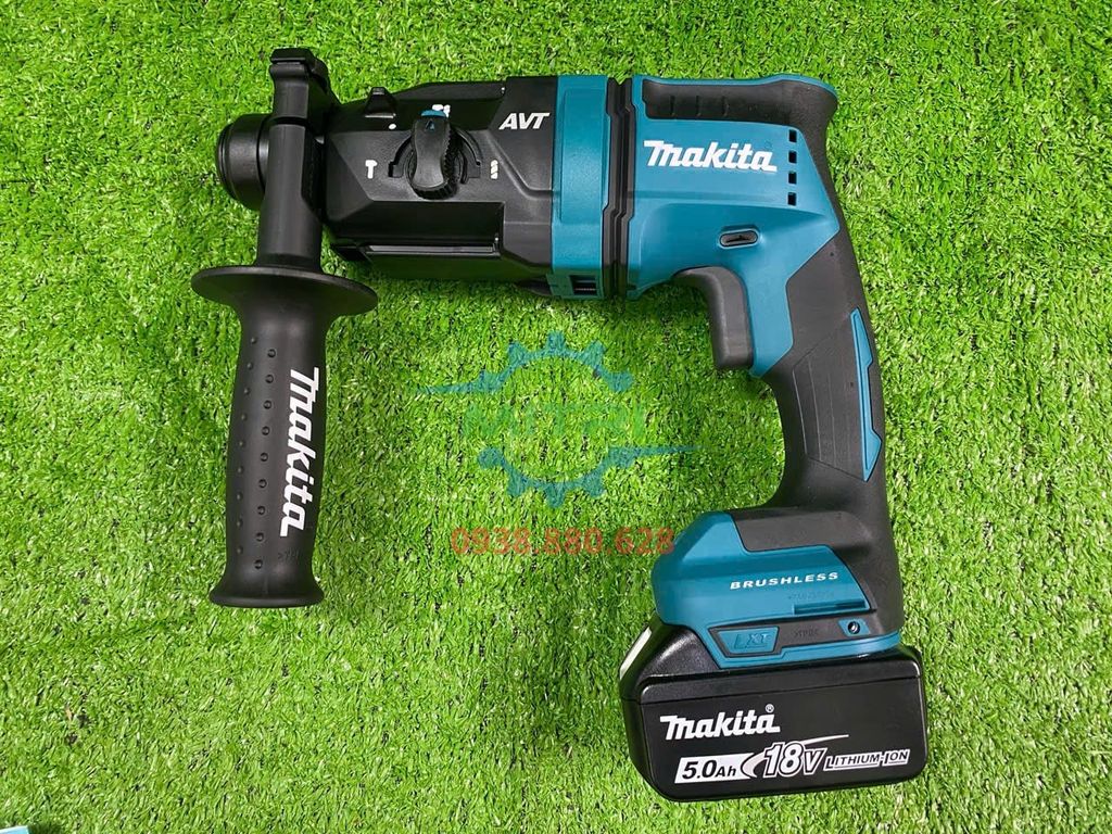Máy Khoan Bê Tông Dùng Pin 18V Makita DHR182RTJ Chính Hãng Có Sẵn Tại Minh Triết - hình ảnh sản phẩm thực tế 3