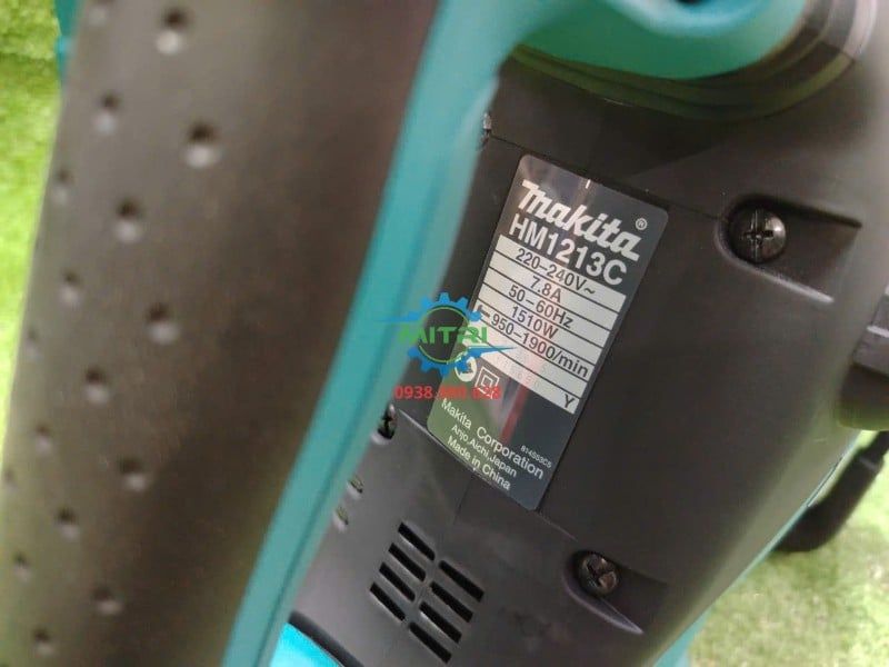 Máy Đục Bê Tông Makita HM1213C 1.510W, Lực Đập 18,6J Chính Hãng Có Sẵn Tại Minh Triết - hình ảnh sản phẩm thực tế 15