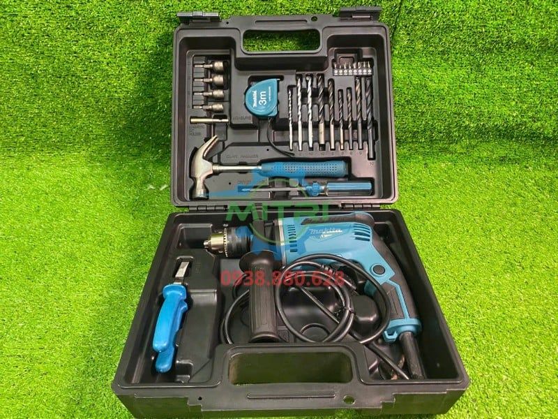 Máy Khoan Búa 26 Phụ Kiện Makita M8103KX2B Chính Hãng Có Sẵn Tại Minh Triết - hình ảnh sản phẩm thực tế 1